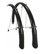 New Cascadia Bike Fenders 700c x 35mm Medium Moyen Black Noir - $843.26 MXN