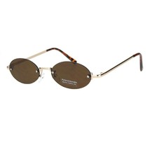 Rimless Oval Shape Sunglasses Unisex Trendy Fashion Metal Frame UV400 - $11.95