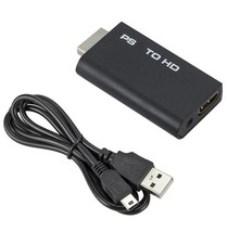 PS2 to HDMI Adapter Converter 1080P Full HD TV PlayStation 2 - £9.38 GBP