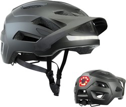 Bike Helmet, Mountain Bike Helmets For Men And Women, Front And Back Led Lights - £40.13 GBP