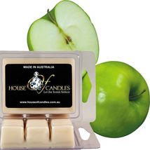 Green Apples Eco Soy Wax Candle Wax Melts Clam Packs Hand Poured Vegan - £11.19 GBP+