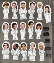 2008 The Office DVD Board Game All 16 Character Pieces Replacement Parts... - $7.61