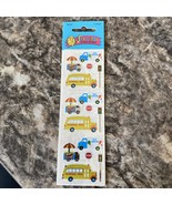 Vintage Sandylion Sticker Designs School Bus Ice Cream Truck Mylar 1 Sheet - €16,96 EUR