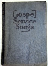 Homer Rodeheaver GOSPEL SERVICE SONGS 1938 evangel pentecost hymnal round note - £7.10 GBP