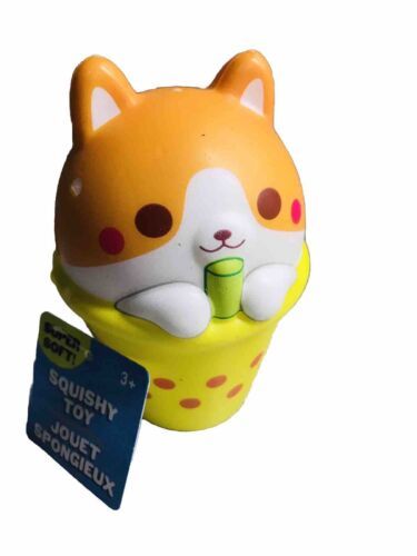 Squishy Toy Slow Rise To Relief Stress 3+. Super Soft Dog Shaped 4 Inches - $14.73