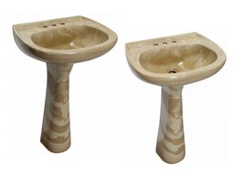 Mexican Talavera Pedestal Sink Handcrafted Ceramic - Marmol - - $11,222.06 MXN