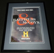 Hatfields &amp; McCoys 2012 History 11x14 Framed ORIGINAL Advertisement B Paxton - £27.62 GBP