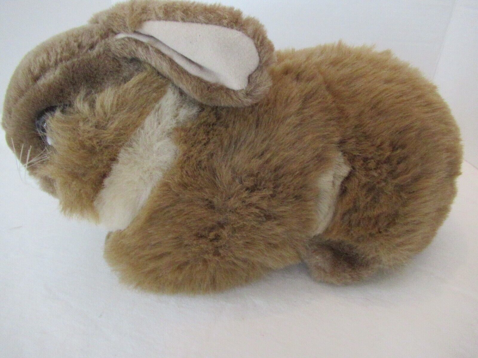 Vtg Fiesta natural laydown bunny rabbit plush 1998 15" - £21.86 GBP