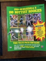 1989 1990 Score Baseball Baseball&#39;s 100 Hottest ROOKIES Book Album Guide - £11.76 GBP