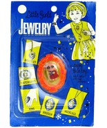 Vintage 1960&#39;s Liddle Girls Jewelry Kiddles Clone Klone Brooch Pin MISP ... - £87.90 GBP