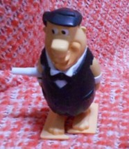 Fred Flintstone Burger King Plastic Tuxedo Wind Up Walking Toy Vintage + a Gift - £7.02 GBP