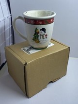 Longaberger Pottery Holiday Mug  Bluster the Snowman (#30971) - £14.95 GBP