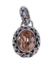 Swarovski Crystal Enhancer Pendant In Metal Women Silver One Size - £64.19 GBP