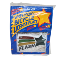 VINTAGE 1991 AVON WHEELY COOL BICYCLE BIKE LICENSE PLATE ORIGINAL PACKAG... - $19.00