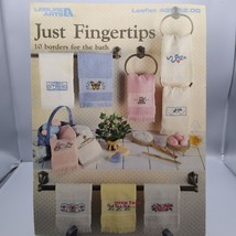 Vintage Cross Stitch Patterns, Just Fingertips 10 Borders for the Bath, Leisure - £8.41 GBP