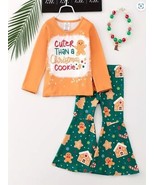 NEW Boutique Cuter than a Christmas Cookie Bell Bottoms Girls Outfit - $8.72 CAD+