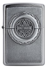 Rare Retired 2002 Harley Davidson Tire Engine Surprise Zippo Lighter - $47.45