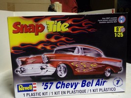Revell New Well Done 1957 Bel Air Chevy In Red With Decals - £47.59 GBP