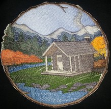 Stroll through the Walk In Woods Beauty [Cabin ] [Custom and Unique] Embroidered - £19.51 GBP