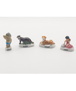 x4 Disney Jungle Book Miniature Porcelain French Feves - €29,04 EUR