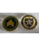 US ARMY SGG Sergeant Rank E-5 &amp; 2nd Second Infantry Division 2 Coins Lot - €16,25 EUR