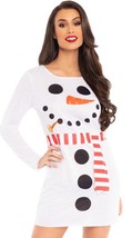 New Snowman T-SHIRT Dress Costume Womens Sz S/M Christmas Season - £8.69 GBP