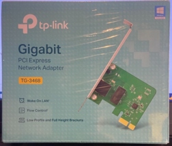 TP-Link Gigabit PCI Express Network Adapter - £9.83 GBP