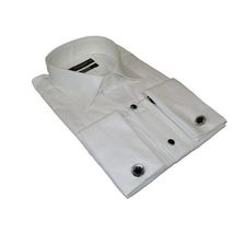 Men's Makrom Turkey Formal Tuxedo Shirt Cotton Lay-down 5676-420 White image 3