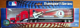LOS ANGELES ANGELS TRACTOR TRAILER TRANSPORTER 2007 SEMI DIECAST TRUCK 1... - £17.53 GBP