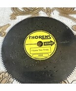 Vintage Thorens Switzerland 4 1/2&quot; Metal Song Disc #1444 “I Love You Truly” - €17,85 EUR