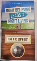 Right Believing Leads To Right Living &amp; Tune into gods rest Joseph Prince CDs - $11.95