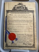 Antique 1955 Invention Official USA Patent Document American Sewing history - £63.53 GBP