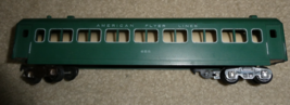 Vintage S Scale American Flyer Green 655 Coach Passenger Car w/ Link #2 - $23.76