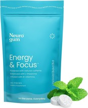 Neuro GUM Nootropic Energy Caffeine Mints | 40mg Caffeine + 60mg L-theanine + - £31.14 GBP