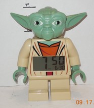 LEGO STAR WARS Poseable YODA Figure Digital Light Up Display Alarm Clock... - £19.26 GBP