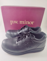 Canfield By PW Minor Women&#39;s Leisure DX2 Leather Shoes US Size 8W Black - $25.60