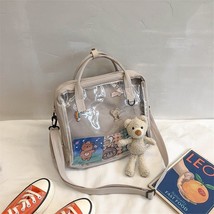 Kawaii Teenage Girls Bae Messenger Bag Transparent Sweet Women Tote Handbags Fro - £29.25 GBP