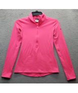 Nike Pro Dri-Fit Running Shirt Womens Small Pink Activewear Long Sleeve ... - $545.89 MXN
