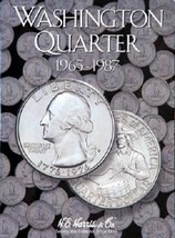 Washington Quarters Coin Folder Album #3 1965-1987 by H.E. Harris - £7.56 GBP