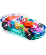 Light up Transparent Sensory Car Toy for Kids, 1PC, Bump and Go Toy Car ... - $527.02 MXN