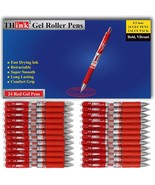 Think2 Retractable Gel Pens (24 Pens - Red Ink). - $35.96