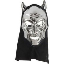 Silver Devil Mask - Use It For Dress Up - Halloween - Cosplay! - Devil Mask - £4.69 GBP