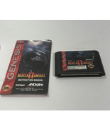 Mortal Kombat II 2 Sega Genesis 1994 Cartridge With Manual Aklaim - £15.33 GBP