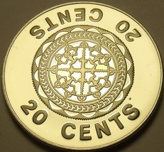 Große Selten Beweis Salomon Inseln 1978 20 Cent ~5,122 Minted~ Malaita~ ... - $15.21