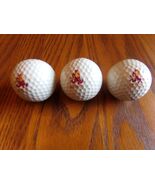 ASU Sun Devils (3) Golf Balls Sparky Mascot Logo Red #3 Titleist 90 Comp... - $10.64