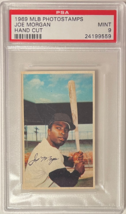 Joe Morgan 1969 MLB PhotoStamps Card- PSA Graded 9 Mint (Houston Colt .45s / Ast - $58.95