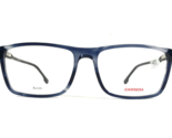 Carrera Eyeglasses Frames 225 AVS Black Clear Blue Horn Square 56-17-145 - £55.28 GBP