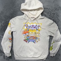 Nickelodeon Rugrats Mens Hoodie Small Beige Sweatshirt Pullover Sweater - $29.99