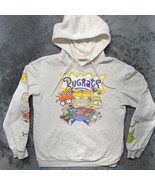 Nickelodeon Rugrats Mens Hoodie Small Beige Sweatshirt Pullover Sweater - $41.01 CAD