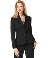 Tahari Black Notch Collar Two Button Jacket Blazer  16   $129 - $66.55 CAD